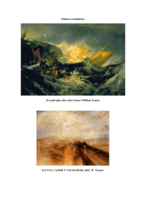 Pintores románticos El naufragio, óleo sobre lienzo William Turner