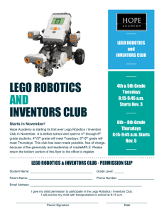 Escuela secundaria de Lego Robotics e inventores