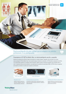 Electrocardiógrafo de gran calidad que se adapta a su práctica