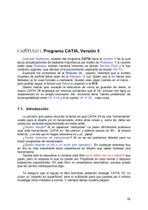 CAPÍTULO 1. Programa CATIA, Versión 5