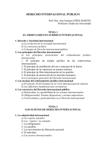 derecho internacional público - Universidad Complutense de Madrid