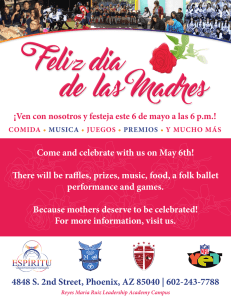 Come and celebrate with us on May 6th! There will be raffles, prizes