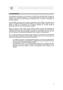 2 1. ANTECEDENTES El Ayuntamiento de Arroyo de la Luz solicita