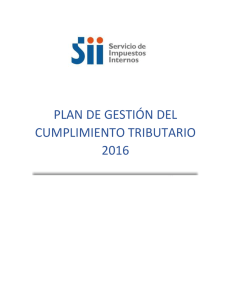 plan de gestión del cumplimiento tributario 2016
