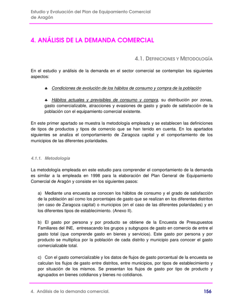 4 ANÁLISIS DE LA DEMANDA COMERCIAL