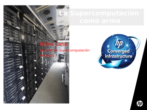La Supercomputación como arma competitiva
