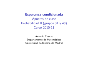 Esperanza condicionada - Universidad Autónoma de Madrid