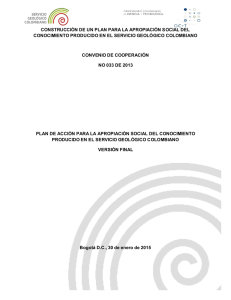 plan de acción para la apropiación social del conocimiento