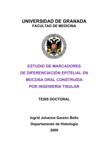 mucosa oral - Universidad de Granada