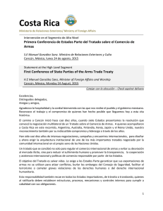 Costa Rica - Arms Trade Treaty