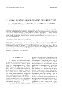 plantas parásitas del centro de argentina