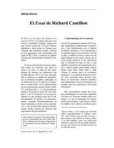 El Essai de Richard Cantillon - Laissez-Faire