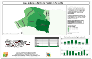Mapa Extensión Territorial Región de Aguadilla