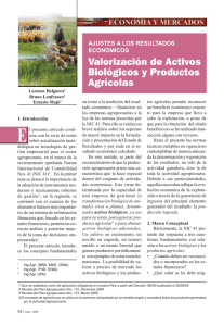 Valorización de Activos Biológicos y Productos Agrícolas