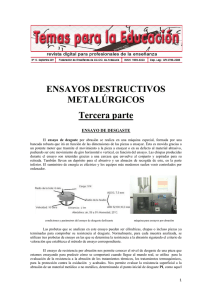 ENSAYOS DESTRUCTIVOS METALÚRGICOS Tercera parte