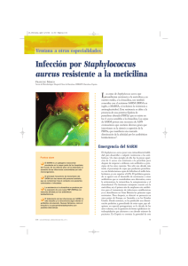Infección por Staphylococcus aureus resistente a la meticilina