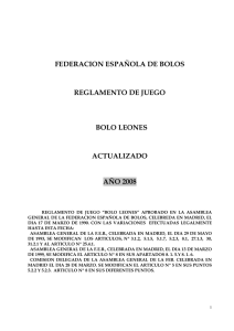 Reglamento de Bolo Leonés - Federación Asturiana de Bolos