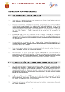 circular nº 1 - Real Federación Española de Hockey