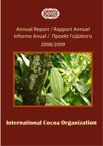 The International Cocoa Organization