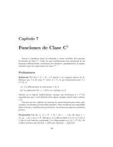 Funciones de Clase C
