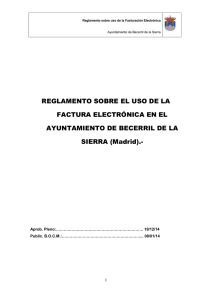 Reglamento Facturación Electrónica