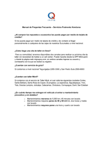 Manual de Preguntas Frecuente – Servicios Postventa Honduras