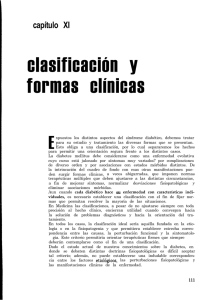 clasificación y formas clínicas