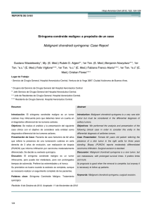 Malignant chondroid syringoma: Case Report