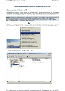 Internet Information Server en Windows Server 2003