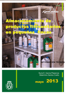 almacenamiento fitosanitarios en pequeñas fincas 2013