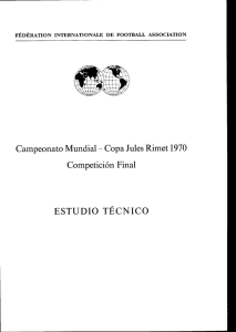 Campeonato Mundial - Copa Jules Rimet 1970 Competición Final