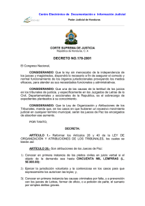 decreto 178-2001 reforma de la ley de loat sobre cuantia