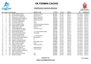 5K FERMIN CACHO - XXXIII Medio Maratón Abel Antón