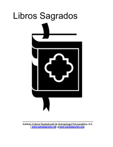 Libros Sagrados - Gnosis - Instituto Cultural Quetzalcóatl