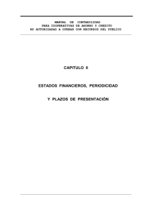 2. CAPITULO II. ESTADOS FINANCIEROS, PERIODICIDAD Y