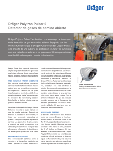 Dräger Polytron Pulsar 2 Detector de gases de camino abierto