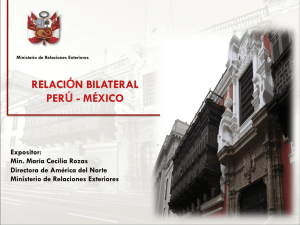 relación bilateral perú - méxico - Agencia Peruana de Cooperación