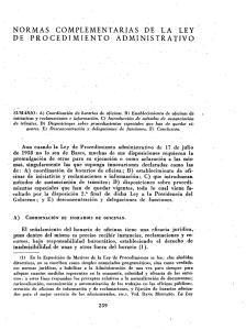 S. Alvárez Gendín. Normas complementarias de la Ley de