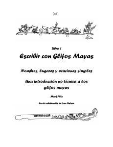 La Escribir con Glifos Mayas Libro 1 completa