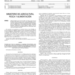 Convenio por el que se constituye el organismo intermediario