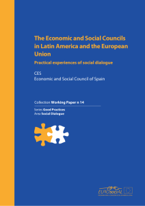 Economic and Social Councils in Latin America and the European