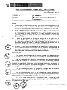 resolución de gerencia general n° 1 o 7 ·2013