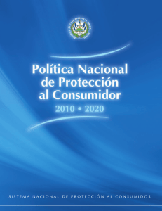 Política Nacional de Protección al Consumidor
