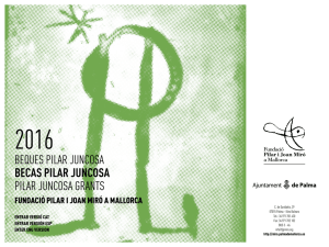 2016 Premis Pilar Juncosa - Fundació Pilar i Joan Miró a Mallorca