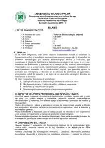 silabo - Universidad Ricardo Palma