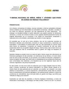 BIENAL NACIONAL DE - Servicio Geológico Colombiano
