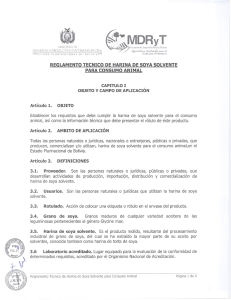 rt harina soya solvente - Instituto Boliviano de Metrología