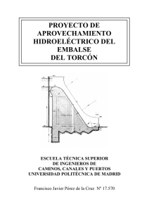 Aprovechamiento hidroeléctrico del embalse del Torcón