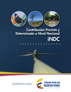 Contribución prevista y determinada a nivel nacional INDC.