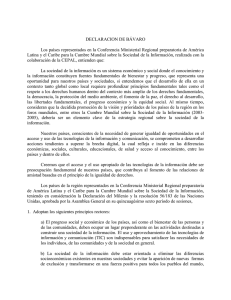 Declaración de Bávaro - Comisión Económica para América Latina